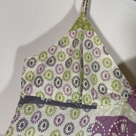 Billabong Green & Purple Floral Design Tank Top - Picture 2 of 6